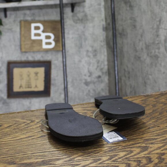 Universal Thread Womens Keilani Thong Flip Flops 93321989 Clear / Black 10M - Picture 5 of 10